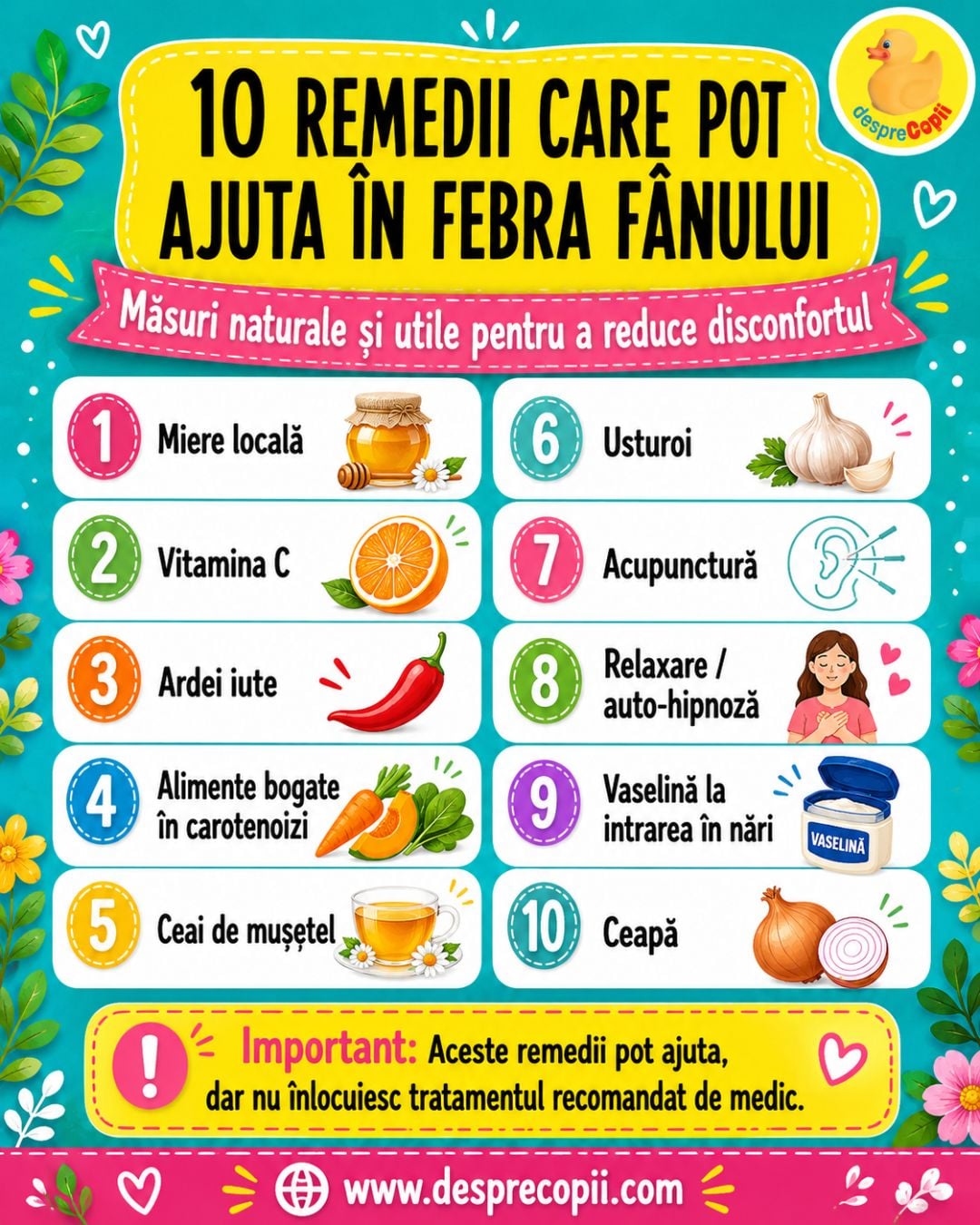 febra fanului remedii naturale